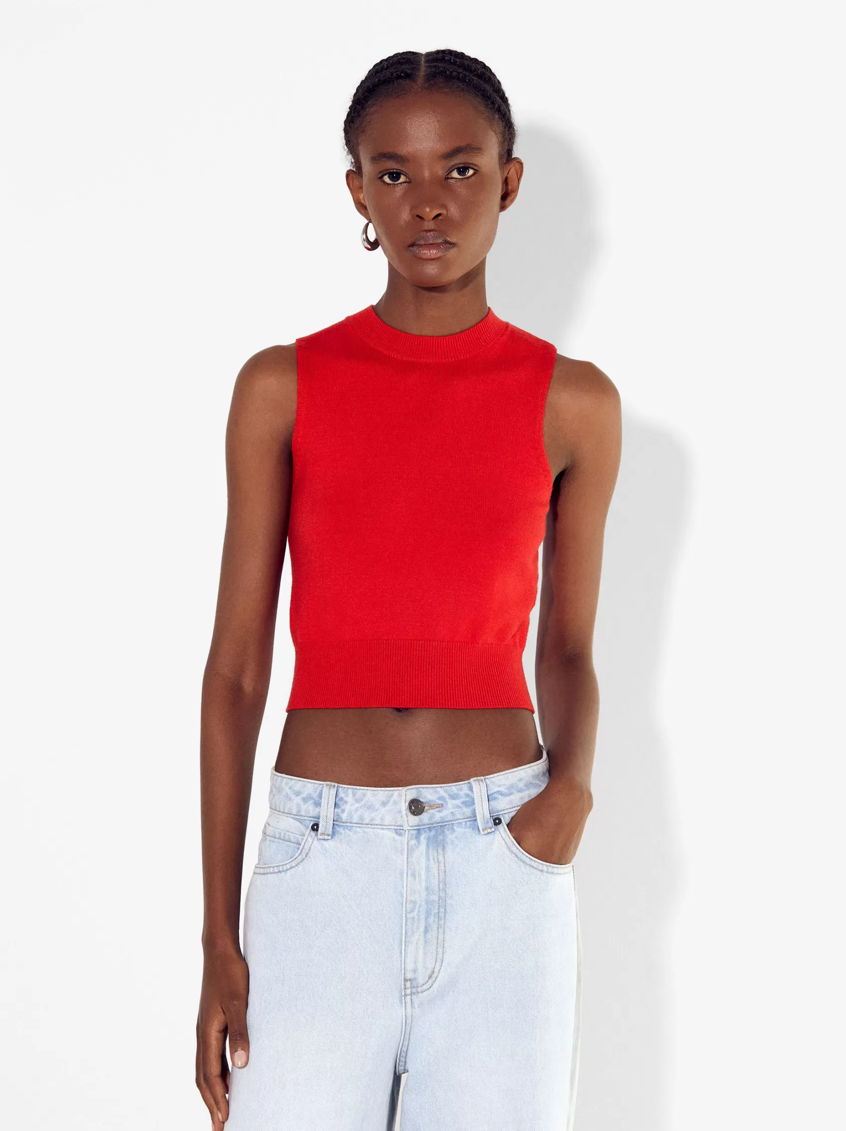 Dzianinowy Top | PARFOIS New