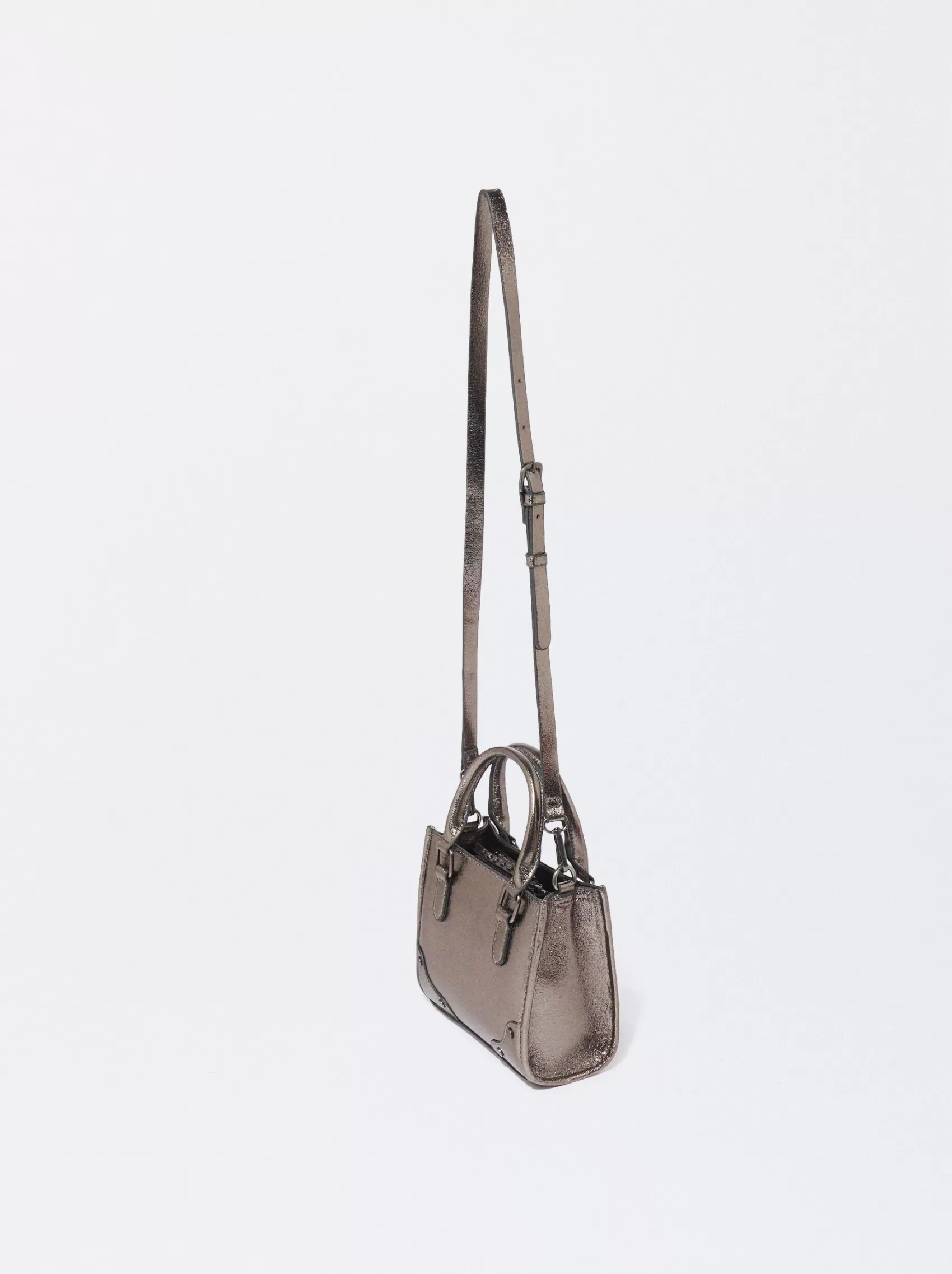 Metalicznym Kolorze Torba Tote | PARFOIS Cheap