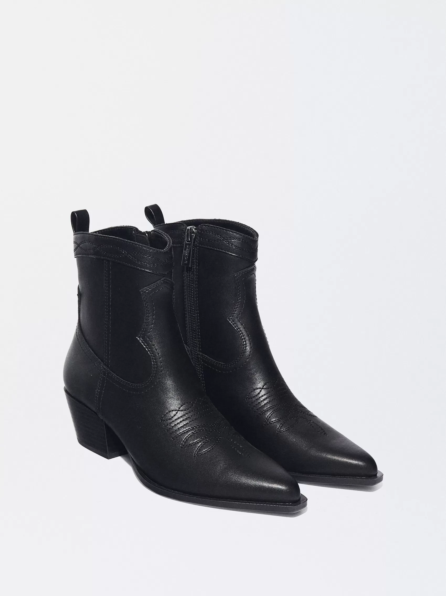 Online Exclusive - Botki Na Obcasie W Stylu Cowboy | PARFOIS Flash Sale