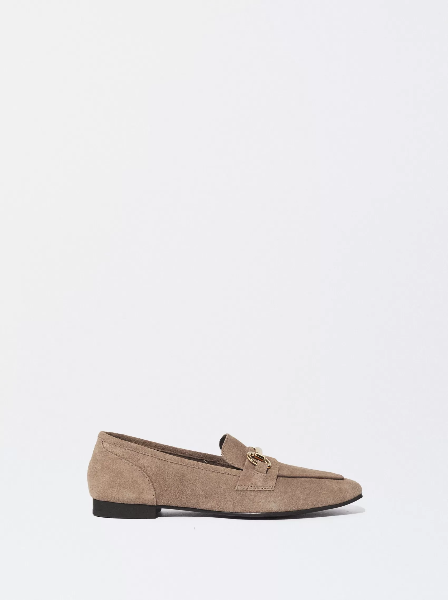 Skórzane Loafersy Z Klamrą | PARFOIS Sale